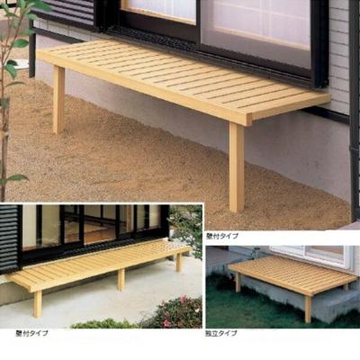 ぬれ縁★1800x450x480mm★縁側★和風★木目 楽天市場】濡れ縁台 アルミぬれ縁（天板樹脂仕上）濡れ縁台 1800タイプ