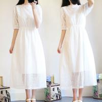 ワンピース レディース 夏 マキシワンピース 白ワンピース ホワイト レディース 白レース 夏ワンピース 韓国風 膝丈 ロング丈ワンピース デート Llqz 03 Loloヤフーショップ 通販 Yahoo ショッピング