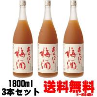 梅乃宿 あらごし梅酒 1800ml 3本 送料無料 送料込み 梅酒 梅乃宿酒造 奈良県 梅の宿 うめのやど 梅乃宿の梅酒 | 紀州いちばん屋 ヤフー店