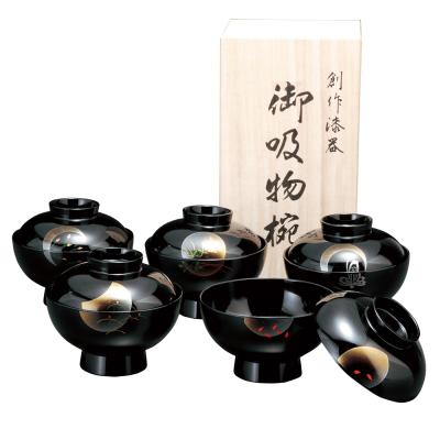 【新品未使用】会津漆器 お椀 吸い物椀 五客揃 会津塗 会津塗 お椀 5客の商品一覧 通販 - Yahoo!ショッピング