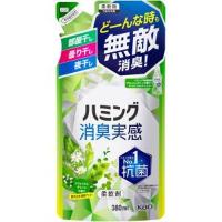 花王 ハミング消臭実感 リフレッシュグリーンの香り 詰替 380ml | キタバドラッグ