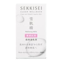 KOSE 雪肌精 クリアウェルネス リファイニング ミルク SS  90mL 敏感肌用高保湿乳液 | キタバドラッグ