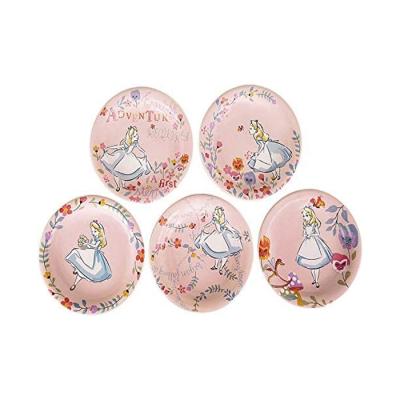 【マジョラム】 陶器 プレート 不思議の国のアリス バラ園 飾り皿 マジョラム】 陶器 プレート 不思議の国のアリス バラ園 飾り皿