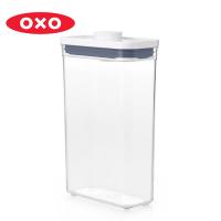 オクソー ポップコンテナ2 スリムレクタングル ミディアム OXO オクソ 1.8L 保存容器 ワンタッチ操作 ワンプッシュ | アドキッチン