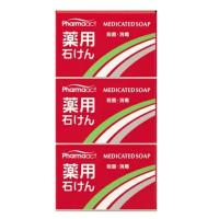 送料無料 新品 熊野油脂　ファーマアクト　薬用石けん　3個パック　100g×3個  まとめ買い×36個セット | 厨房機器キッチンキング