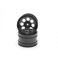 【取寄せ】京商 8穴ホイール 50mm(ブラック/2個入/オプティマ) #OTH245BK | ラジコン天国TOP