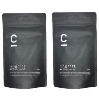 &lt;2袋&gt;C COFFEE 100g MCTオイル チャコールコーヒーダイエット ブラジル産コーヒー豆100%ｘ珈琲 | KKSコスメ