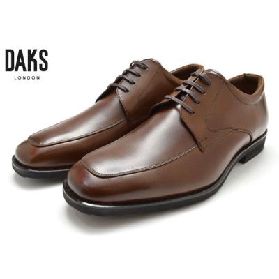 か*ん様 ＤＡＫＳ★本革製メンズシューズ・ＤＡ２７１３★２５㎝★未使用レベル★茶 DAKS メンズシューズ、紳士靴｜ファッション おすすめ人気商品