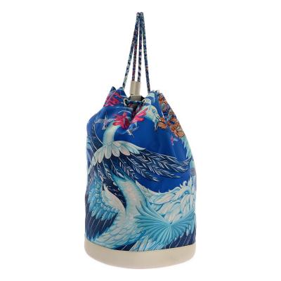 美品 HERMES エルメス オウム ボタニカル 巾着 ショルダーバッグ 大容量 エルメス 巾着 ショルダー（ファッション）の商品一覧 通販 - Yahoo