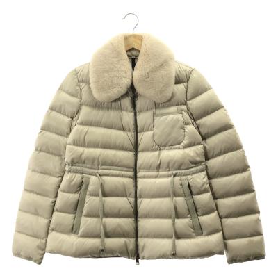 MONCLER ファー付きダウンジャケット ベージュ MONCLER☆新作 ファー付きダウンジャケット LAICHEFUR☆関税込み