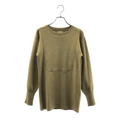 【新品】  NOWOS / ノーウォス | cotton tulle cut sewn カットソー | F | カーキ | レディース 新品】 NOWOS / ノーウォス | cotton tulle cut sewn カットソー | F