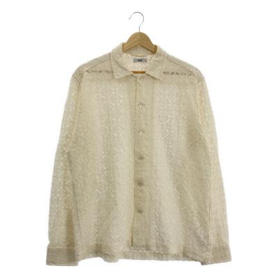 9/6終了。BODE シャツ　サイズL BODE（ボーディ）カジュアルシャツ 白 サイズ:L メンズ