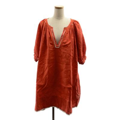 マイラン 半袖ワンピース レディース SIZE S (S) MYLAN 中古・古着通販】MYLAN (マイラン) デザインワンピース ピンク