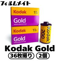 Kodak コダック Gold ISO200 36枚撮り 2個 (kodak ゴールド ISO200 カラーネガフィルム) | フィルムメイト