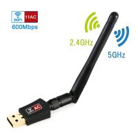 usb wifi アダプター 子機 親機 無線lan ハイパワーアンテナ 11ac/n/a/g/b 2.4GHz 150Mbps/5GHz 433Mbps対応 Windows 1ヶ月保証 | KMサービス