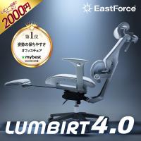 EastForce 多機能モデル LUMBIRT4.0 3ゾーンランバーサポート搭載 4Dアームレスト リクライニング134度 人間工学 オフィスチェア