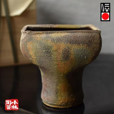 越前焼　花瓶 伝統工芸品 越前焼花瓶 【ビン・コーエン作】 - メルカリ