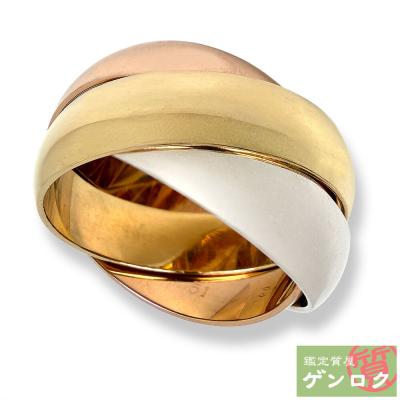 値下げ中⭐︎Cartier 3連リング ゴールド 専用ケース付 カルティエ 指輪 3 連 リング（指輪号数：11号）のおすすめ人気商品