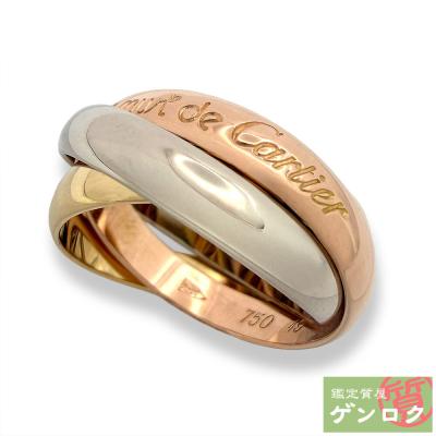 Cartier トリニティリング 3連 箱付き 9号　本日お値下げ！ カルティエ 指輪 3 連 リング（指輪号数：9号）の商品一覧 通販