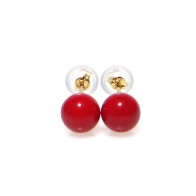 K18血赤珊瑚ピアス（レディースアクセサリー） | ファッション の商品 