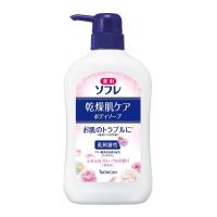 【医薬部外品】 バスクリン 薬用ソフレ 乾燥肌ケア ボディソープ ふわふわフローラルの香り［本体］550ml ＜低刺激性・アミノ酸系洗浄成分・ノンパラベン＞ | こうべ漢方研究所