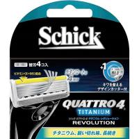 シック・ジャパン株式会社 Schick(シック) クアトロ4 チタニウムレボリューション 替刃［QRVI-4］ 4コ入 【北海道・沖縄は別途送料必要】【CPT】 | こうべ漢方研究所