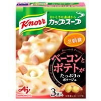 味の素 株式会社 「クノール(R) カップスープ」ベーコンとポテトがたっぷりのポタージュ（３袋入） 48.3g×10袋セット 【■■】 | こうべ漢方研究所