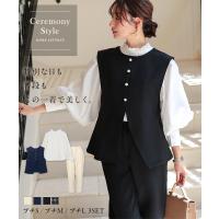 1000円OFFクーポンあり フォーマルスーツ セレモニー ブラウス 卒園式 入学式 入園式 ママ Petitle 低身長 卒業式 母 服装 入学式 X471送料無料