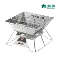 ロゴス　LOGOS The ピラミッドTAKIBI L　81064162 バーベキューコンロ BBQ アウトドア キャンプ バーベキュー たき火台 焚火 料理 串焼き コンパクト収納 | KOBEYA SPORTS WEB SHOP