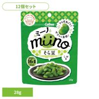 (12個)Calbee お菓子 おかし おやつ ミーノ miinoそら豆しお味 28g   カルビー | 暮らし健康ネット館 Yahoo!店