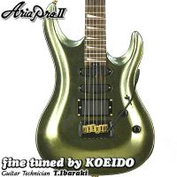 Aria ProII MAC-CC GRBL(Green/Blue)限定モデル (スペア弦、ストラップ付き) アリア　エレキギター | 光栄堂楽器Yahoo!店