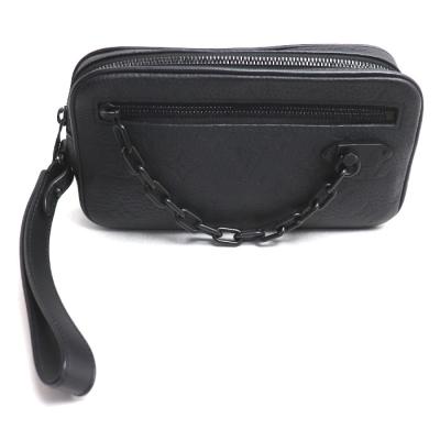 ルイヴィトン モノグラム セカンドバッグ ブラック ラウンドファスナー　値下げ LOUIS VUITTON ルイヴィトン セカンドバッグ メンズ ブラック