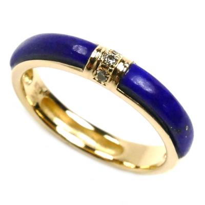 石川暢子　アクアマリンリング　ダイヤリング　イエローゴールド　12.5号 石川暢子 アクアマリンリング ダイヤリング イエローゴールド