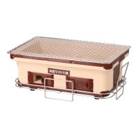 ◆七輪 しちりん 長角七輪 炭火 コンロ炭火 コンロ 角型 角型七輪 角型ワイドタイプ 炭火焼き バーベキューコンロ BBQコンロ 網付 目皿付 コーナン