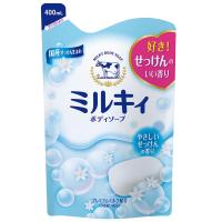 牛乳石鹸  ミルキィボディソープ　やさしいせっけんの香り　詰替　４００ｍｌ | コーナンeショップ Yahoo!ショッピング店