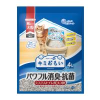 エリエール キミおもい パワフル消臭・抗菌 システムトイレ用ネコ砂 大粒 4L | コジコジ