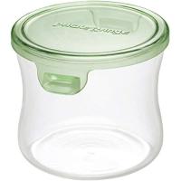 iwaki(イワキ) 耐熱ガラス 保存容器 グリーン SS 240ml パック&amp;レンジ KT7400-G | ココモモーズ