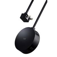 エレコム 電源タップ 見せるインテリア roo't(ルオット) 丸型 4個口 1.5m ブラック AVT-D4-2415BK | ココモモーズ