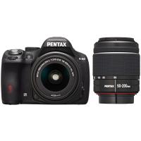 RICOH デジタル一眼レフ PENTAX K-50 DAL18-55mmWR・DAL50-200mmWRダブルズームキット ブラック K- | KOKONARARU2号店