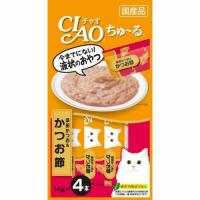 チャオ　ちゅーる　宗田かつお＆かつお節　【14g×4本入】(いなばペットフード) | コクミンドラッグ