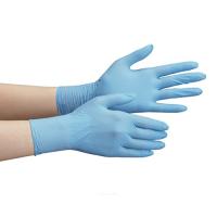[ミドリ安全] ニトリル 手袋 作業用 ニトリルゴム フィット 伸縮 ベルテ710N 薄手 粉なし ブルー S 100枚入 | komalu shop