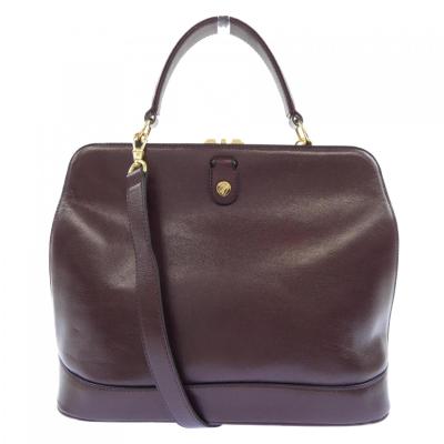 【美品・カード付】ゴールドファイル ハンドバッグ レザー ブラウン ゴールド金具 GOLD PFEIL レディースバッグ｜ファッション おすすめ人気商品一覧
