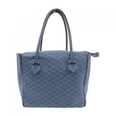 未使用モローパリ牛革ハンドバッグ 2wayショルダー付 ネイビー