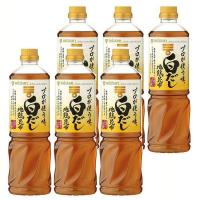 白だし 1L 6本 大容量  めんつゆ 調味料 だし うどん 濃縮 プロが使う味 65020 ミツカン (D) | 食福堂