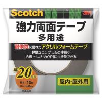 ３Ｍ　強力両面テープ　屋内・屋外用　ＰＳＤ−２０Ｒ | コメリドットコム