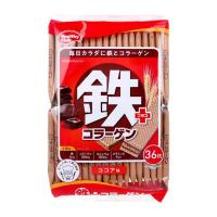 ハマダコンフェクト　鉄プラスコラーゲンウエハース　３６枚入り 10個セット | コメリドットコム