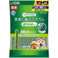 ライオン商事　ＰＥＴＫＩＳＳ　食後の歯みがきガム　超やわらかタイプ　９０ｇ（約３５本） | コメリドットコム