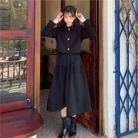高校生中学生10代代ツーピースワンピースセットアップショートジャケットスカートフレアスカートシックカジュアル大人カジュアル4480 Knit1ff ニットknit 通販 Yahoo ショッピング