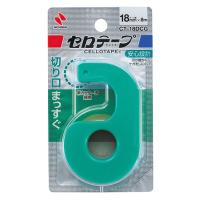 ニチバン セロテープ ＣＴ小巻カッター付まっすぐ切れるタイプ 18mm×8m グリーン CT18DCG | 小物市場