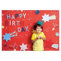 イエスタ Happy Birthday ポップスター レッド インスタ映え 写真館 パーティーグッズ 記念写真 背景 誕生日 スタジオ Cl18 ウィッグランド 通販 Yahoo ショッピング